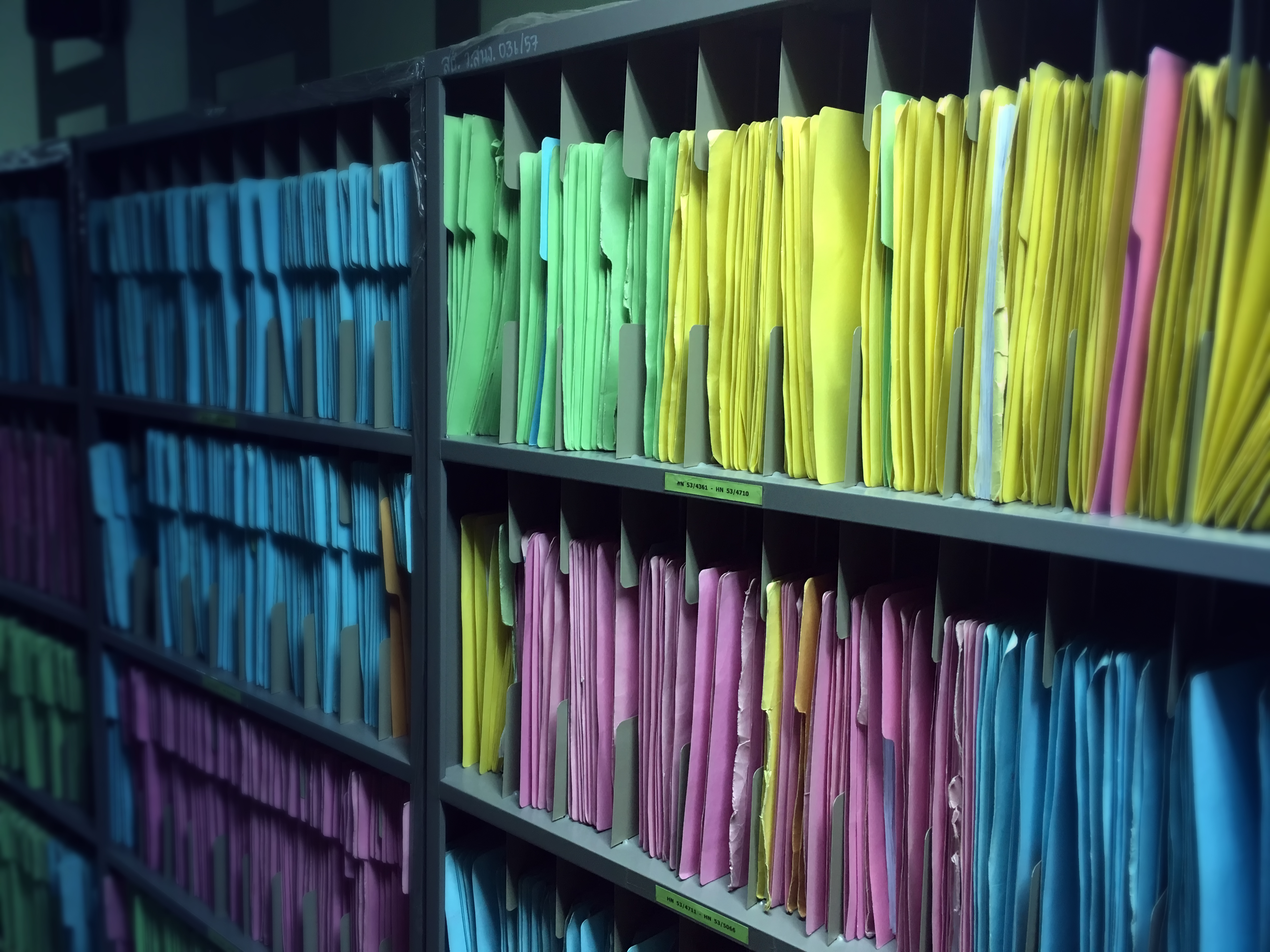 store keep i-9 how long filing cabinent